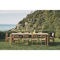 C-Chair Buitenstoel Eetkamerstoel Natuurlijk Teak