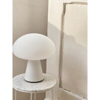 Obello Transportabel Lampe Mat Hvid