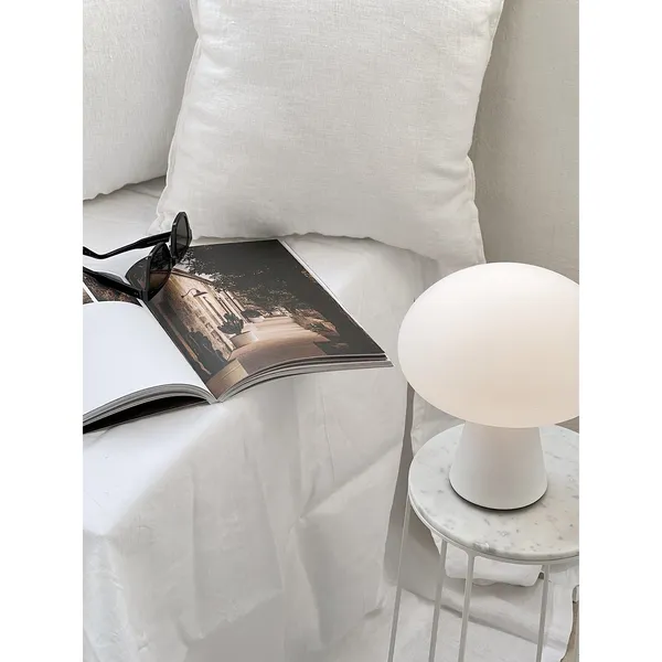 Obello Table Lamp Portable Matt White