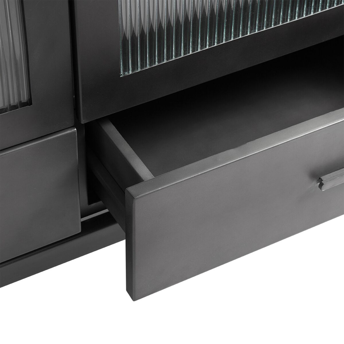 Dallas Showcase Cabinet Black