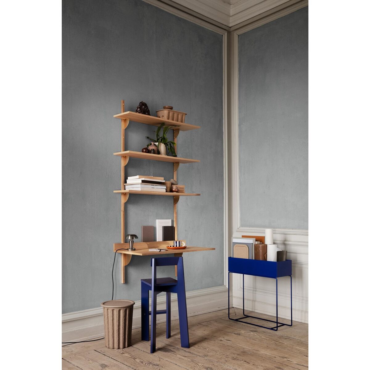 Pflanzenbox Klar Blau