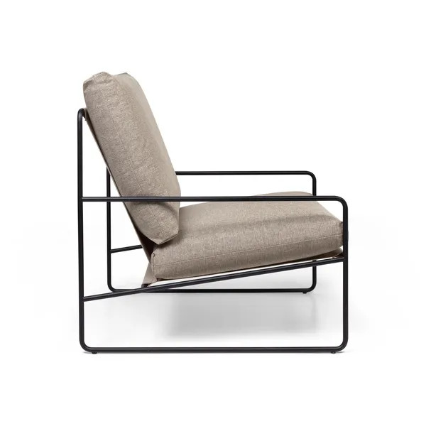 Desert 1-Seater Sofa Dark Sand/ Black