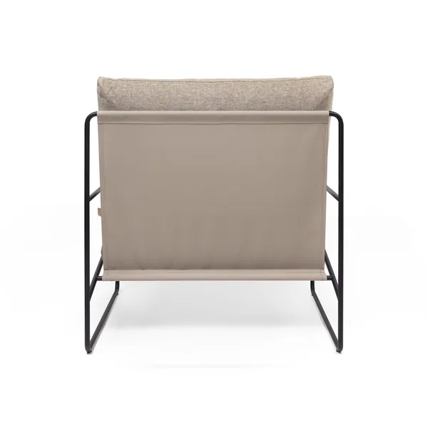 Desert 1-Seater Sofa Dark Sand/ Black