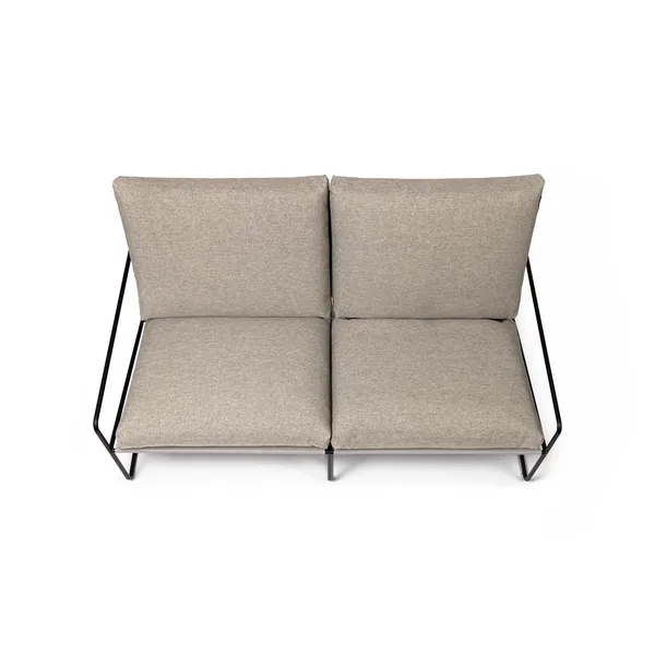Desert 2-Seater Sofa Dark Sand/ Black