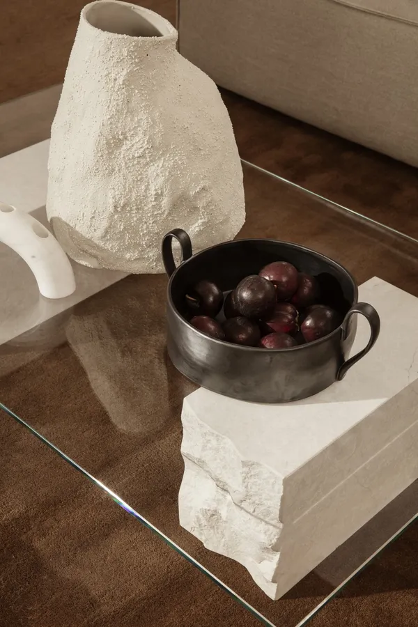 Mineral Coffee Table Bianco Curia Marble