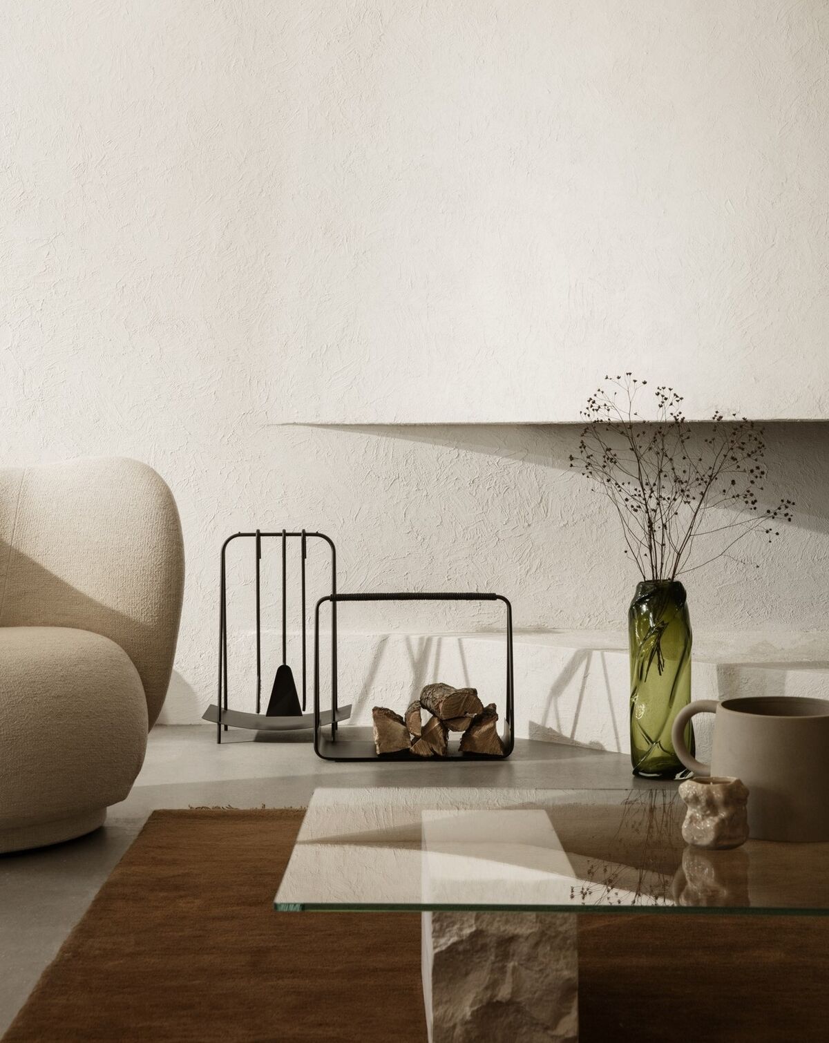 Mineral Coffee Table Bianco Curia Marble