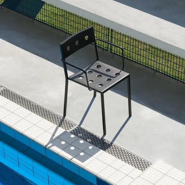 Balcony Chair with Armrests Anthracite