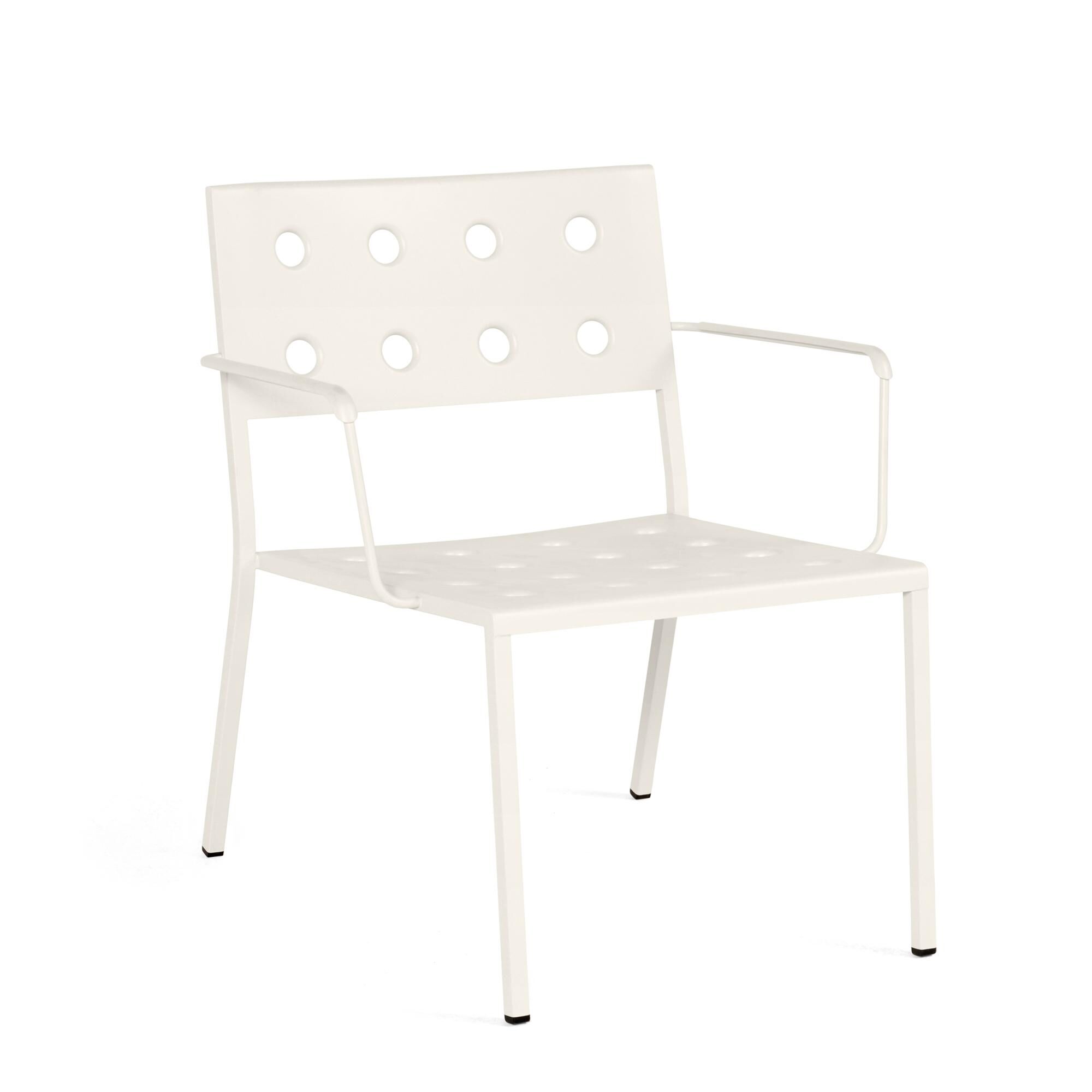 Balkong Lenestol med Armlener Beige