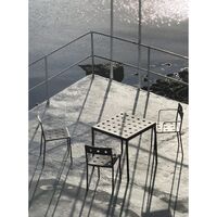 Balkontafel L75 x H74 Antraciet