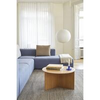 Slit Wood Couchtisch Rund Ø65 Lackierte Eiche