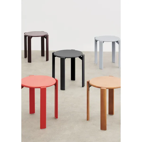 Rey Stool Scarlet Red