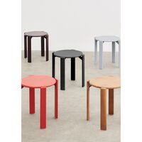 Rey Stool Scarlet Red