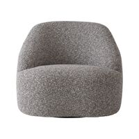Margas LC2 Lenestol med Svingbar Base Zero 0011/ Sort