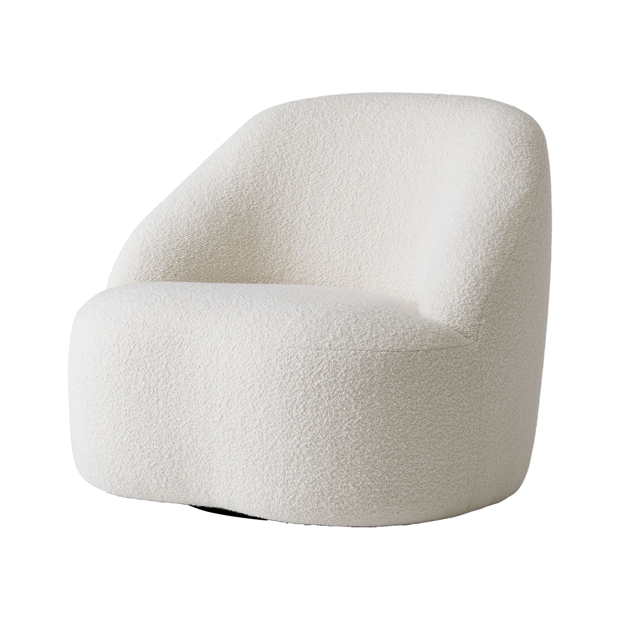 Margas LC2 Lnestol med Swivel Base Karakorum 001/Sort