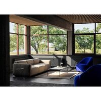 Margas LC2 Poltrona con Base Girevole Karakorum 001/ Nero