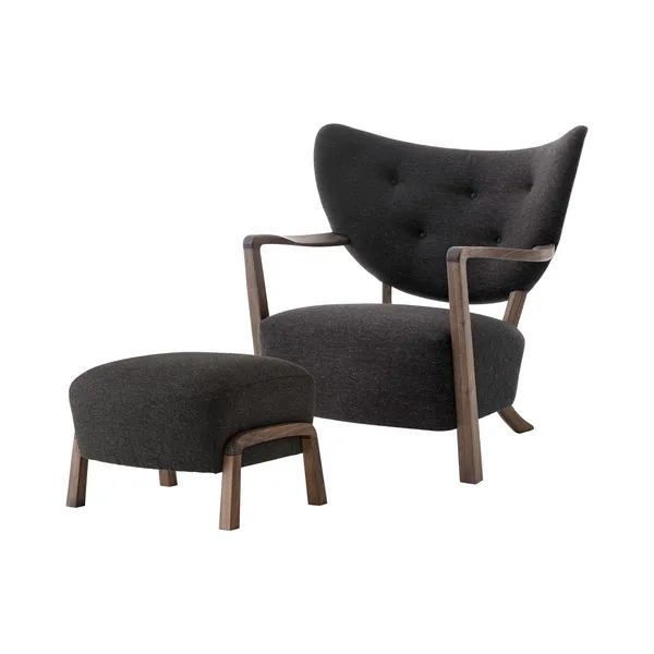 Wulff ATD3 Pouf Hallingdal 376/Walnut