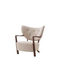 Wulff ATD2 Armchair Karakorum 003/ Walnut Incl. ATD3 Pouf