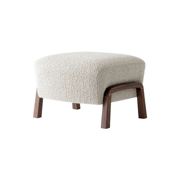 Wulff ATD2 Armchair Karakorum 003/ Walnut Incl. ATD3 Pouf
