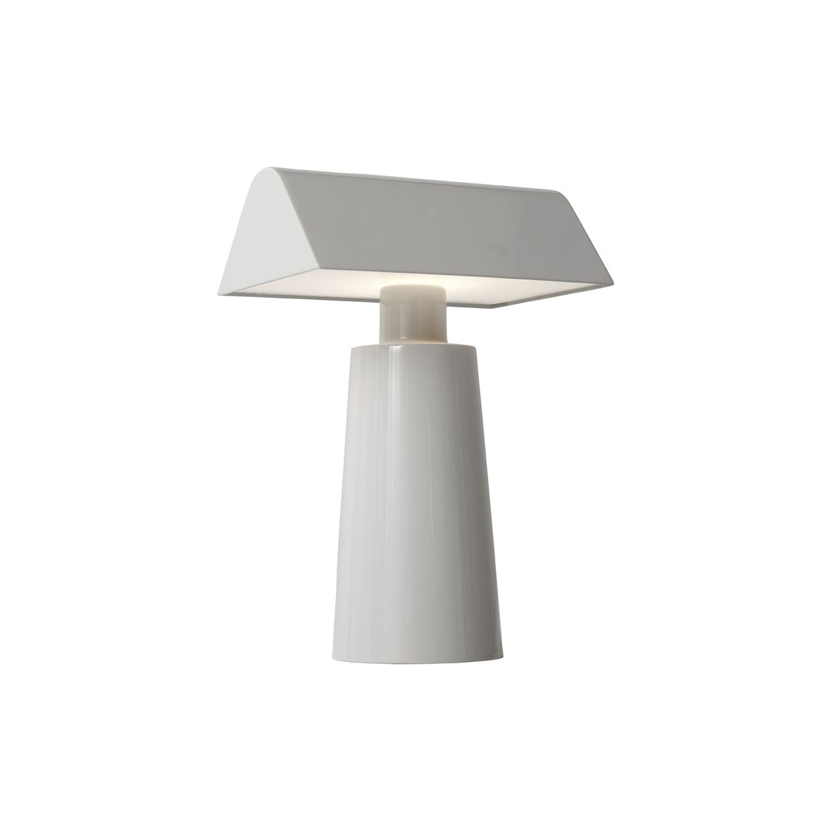Caret MF1 Lámpara de Mesa Portátil Gris Seda