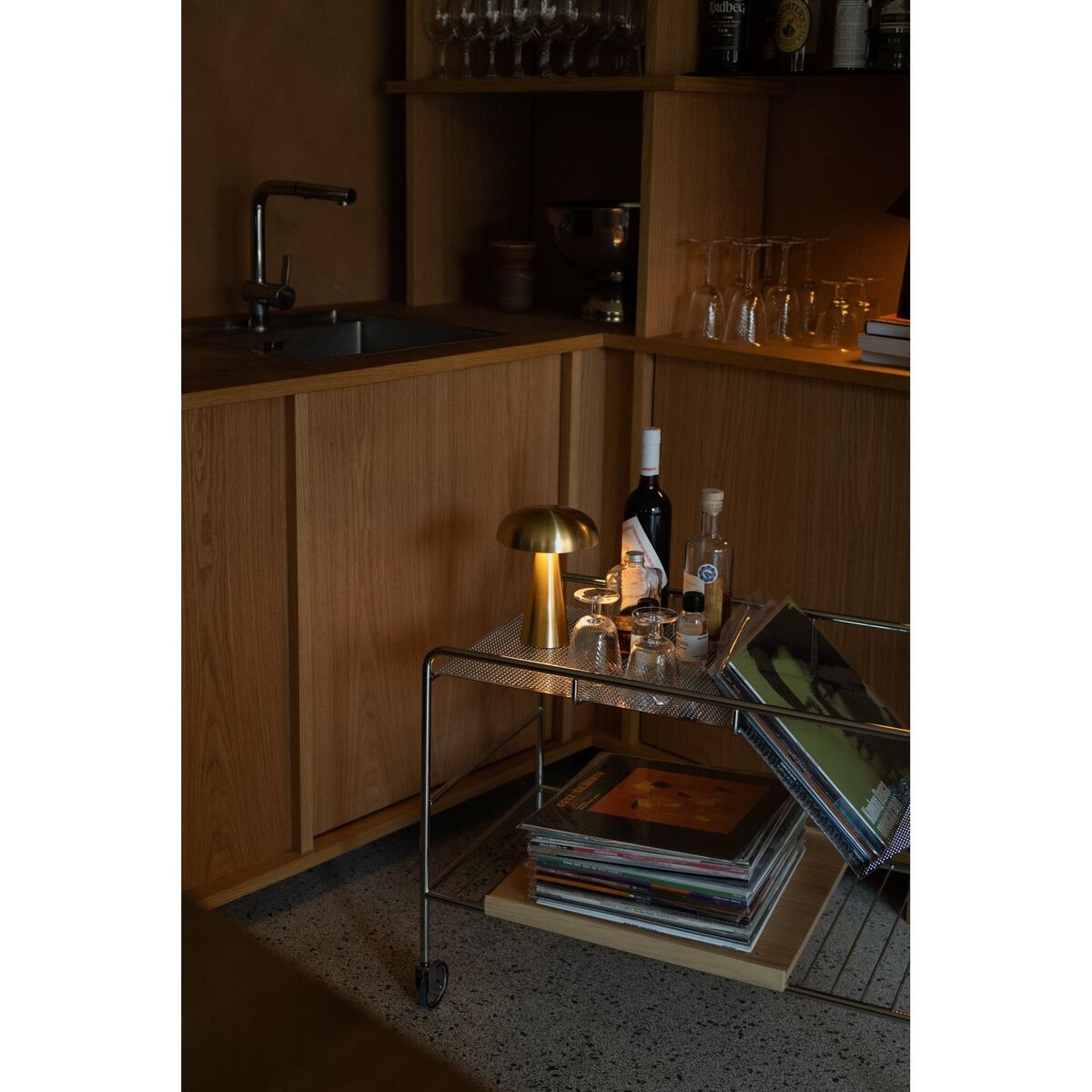 Como SC53 Tragbare Lampe Steinblau