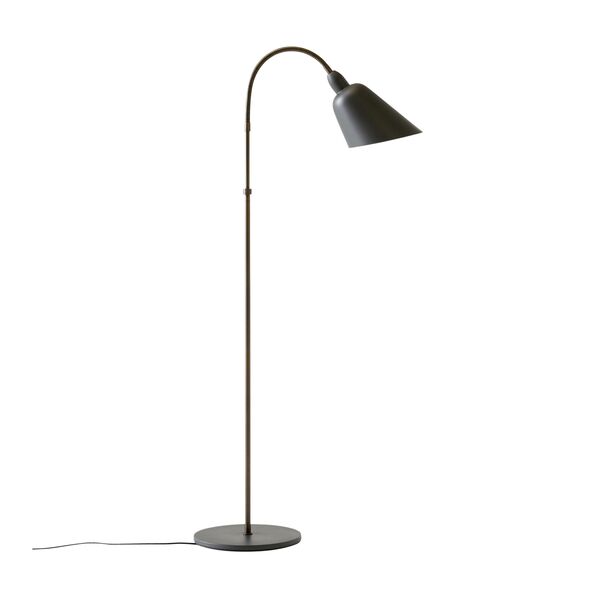 Lampadaire Bellevue AJ7 Édition Anniversaire Gris Pierre/ Laiton Bronze