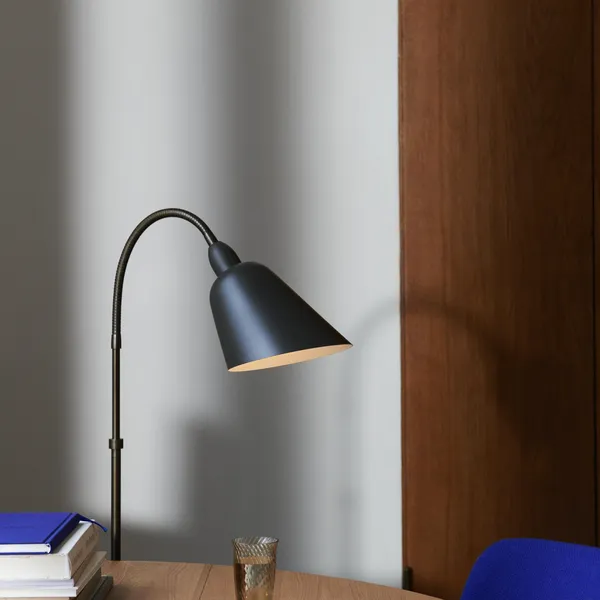 Bellevue AJ7 Floor Lamp Anniversary Edition Stone Grey/Bronzed Brass