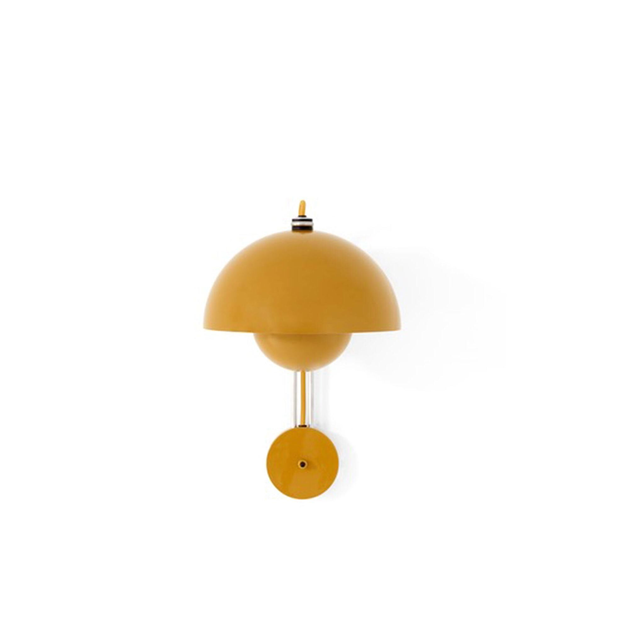 Flowerpot VP8 Applique Murale Jaune Moutarde