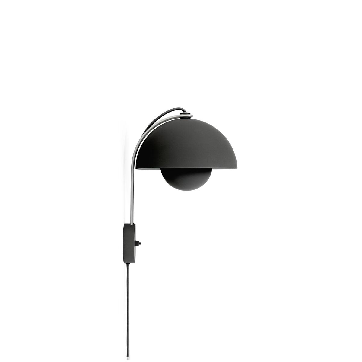 Flowerpot VP8 Væglampe Mat Sort