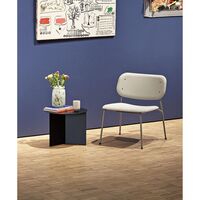 Splash Rollkragenvase Blau