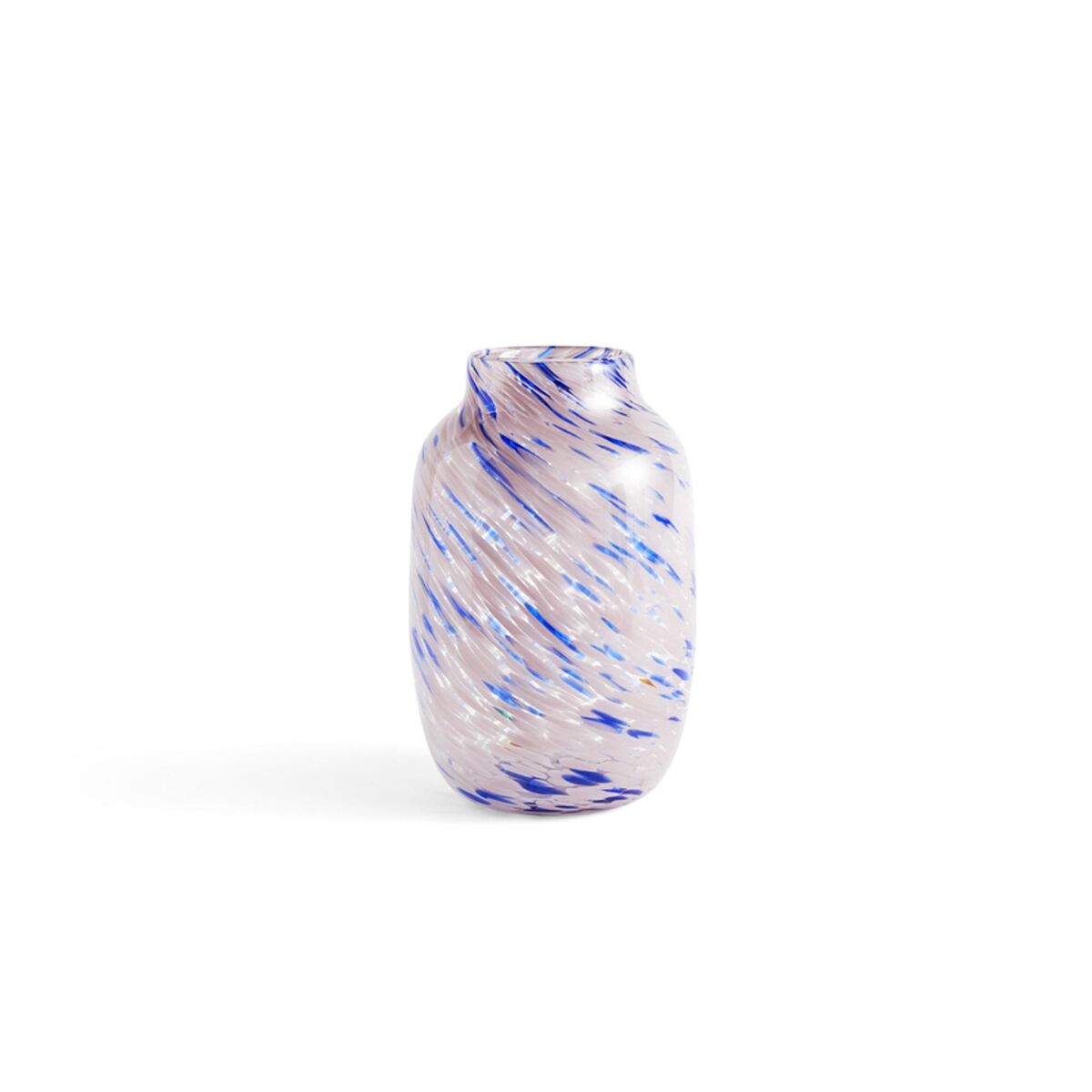 Splash Vase Rond Grand Rose Clair/ Bleu