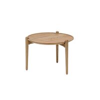 Aria Coffee Table Ø50 Low Oak