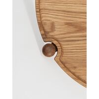 Aria Coffee Table Ø50 Low Oak