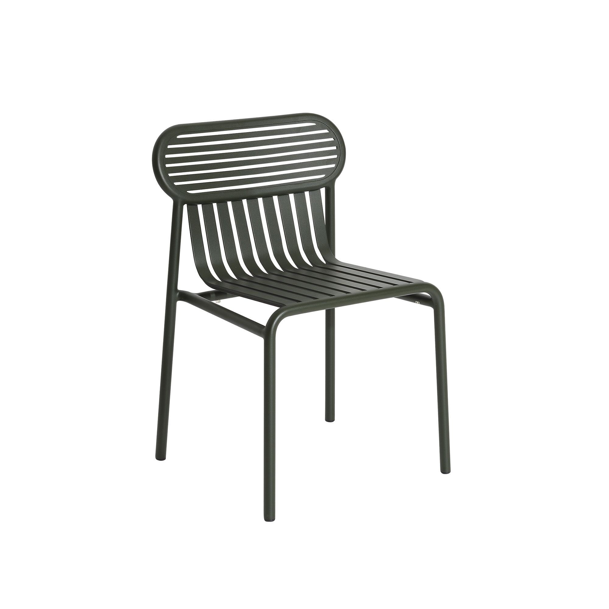 Chaise de salle à manger WEEK-END en verre Vert