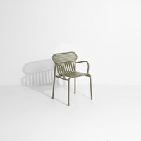 WEEK-END Dining Chair with Armrests Jade Green