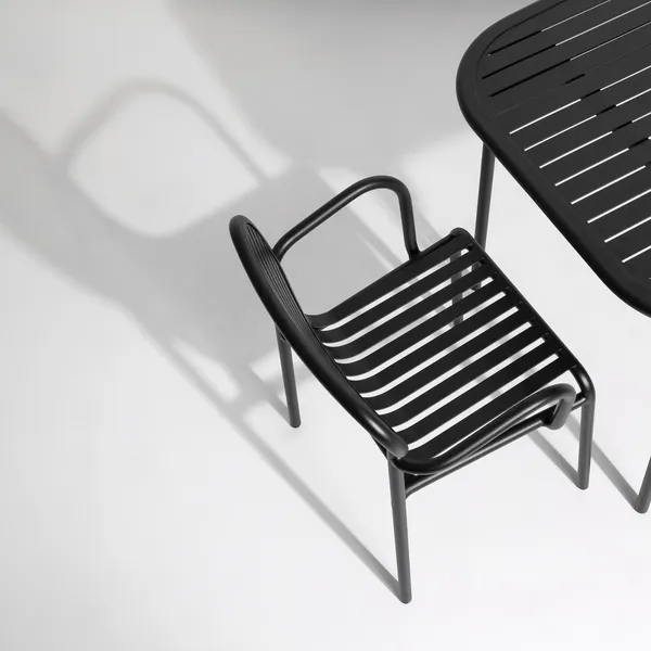 WEEK-END Dining Chair with Armrests Jade Green