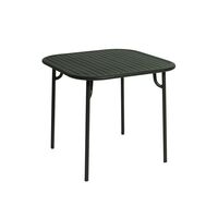 WEEK-END Square Table Glass Green