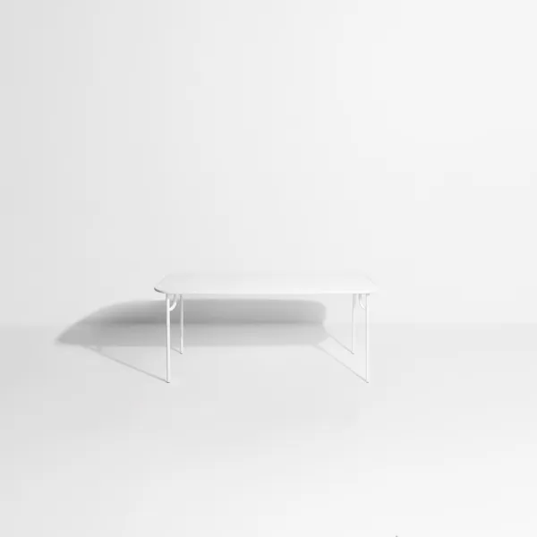 WEEK-END Rectangular Table White