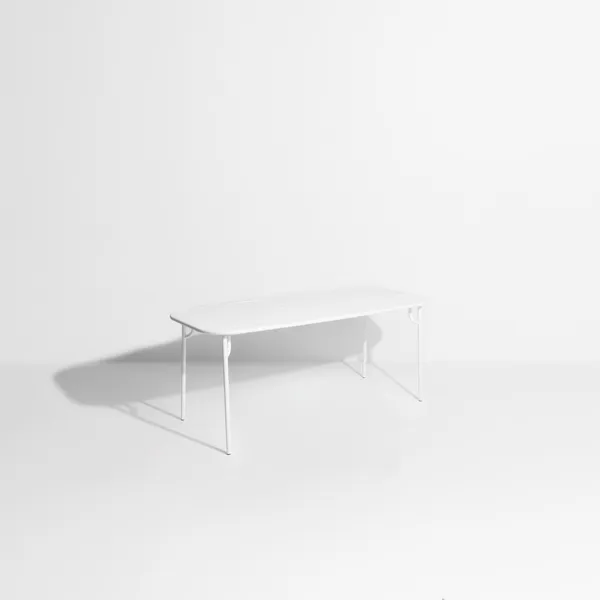 WEEK-END Rectangular Table White