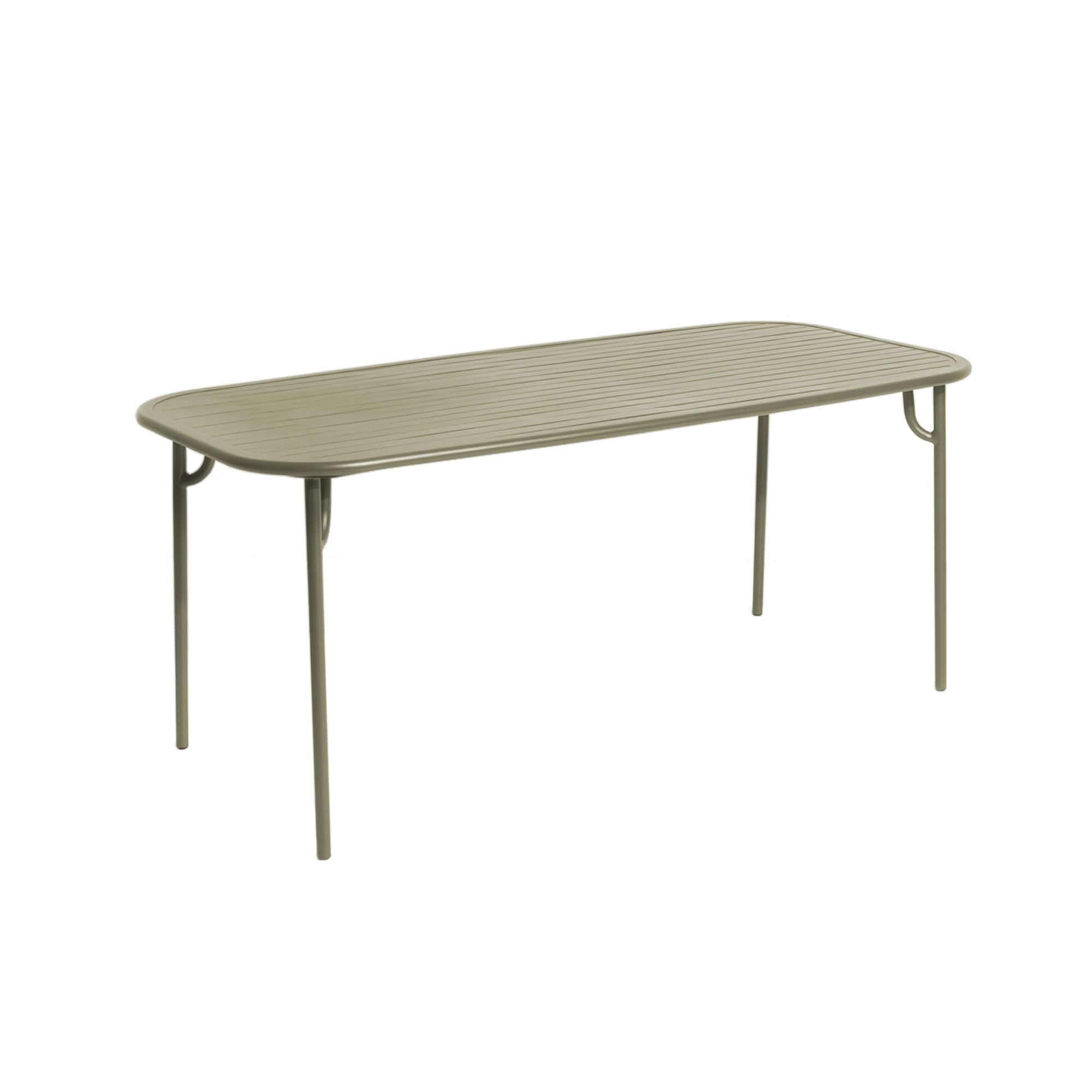 WEEK-END Table rectangulaire Vert jade