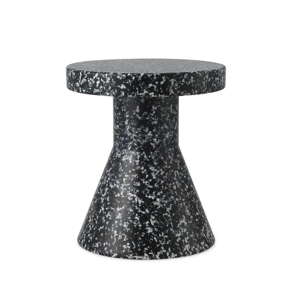 Bit Cone Stool Black/ White