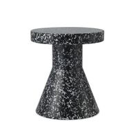Sgabello Bit Cone Nero/ Bianco