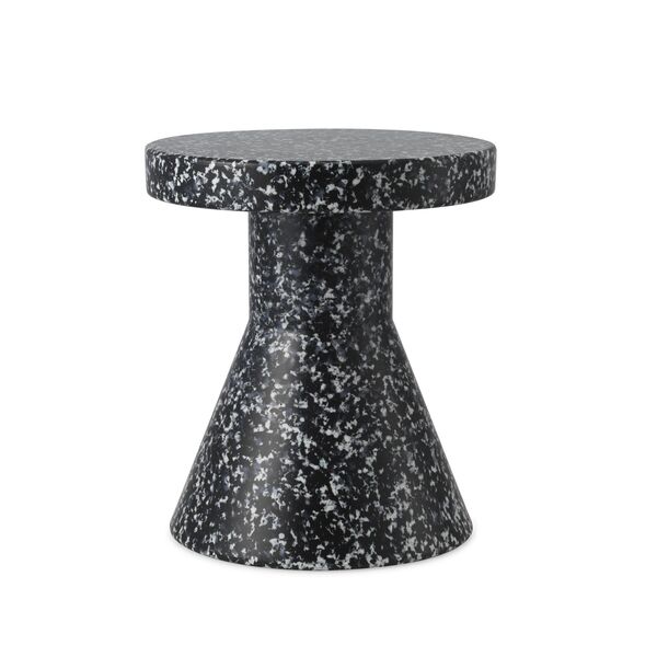 Sgabello Bit Cone Nero/ Bianco