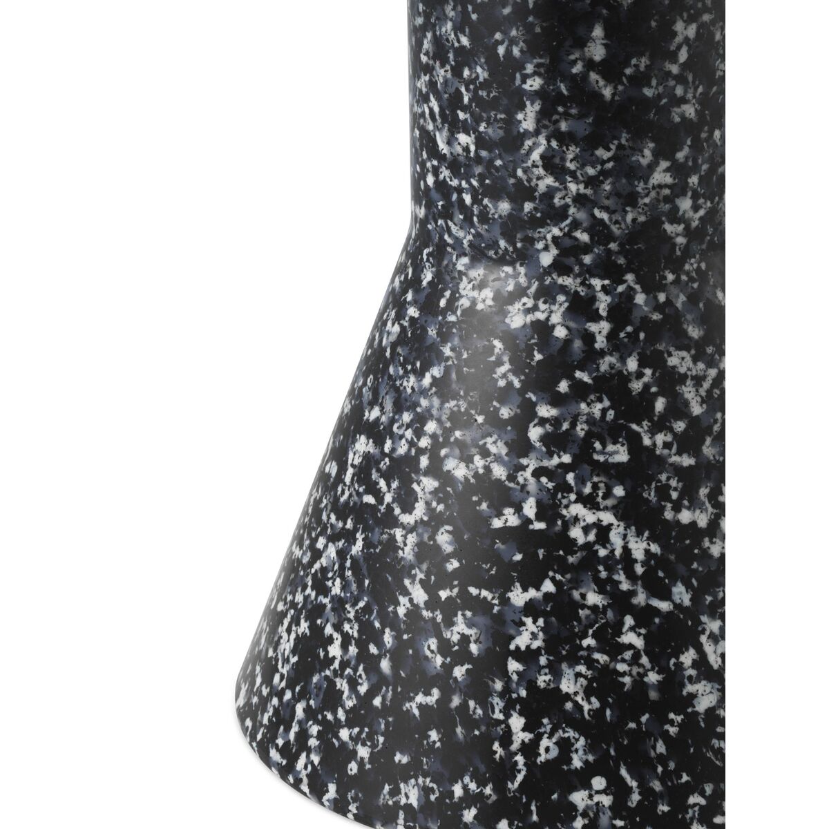 Sgabello Bit Cone Nero/ Bianco