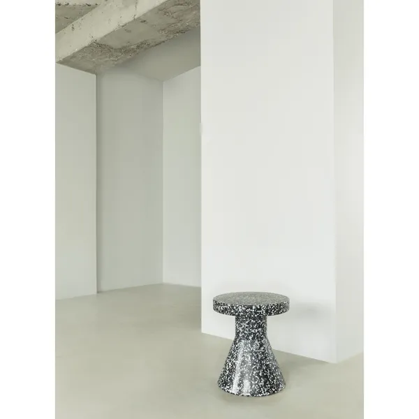 Bit Cone Stool Black/ White