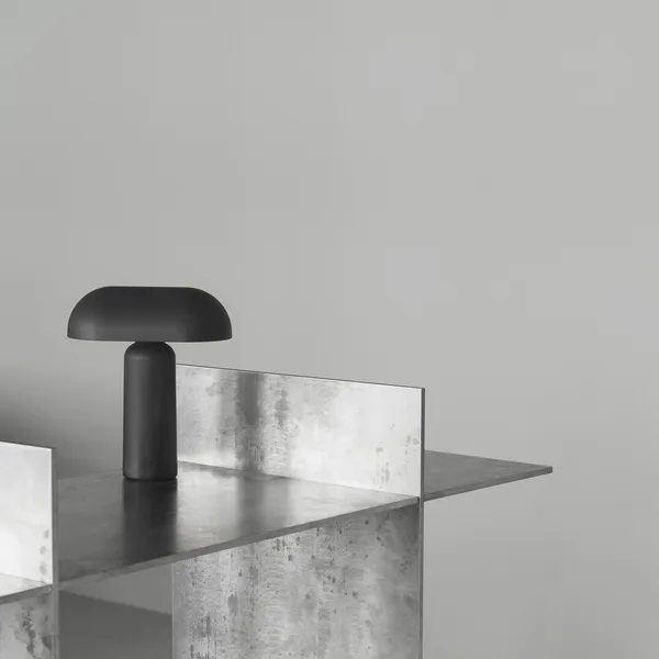 Porta Table Lamp Transportable Black