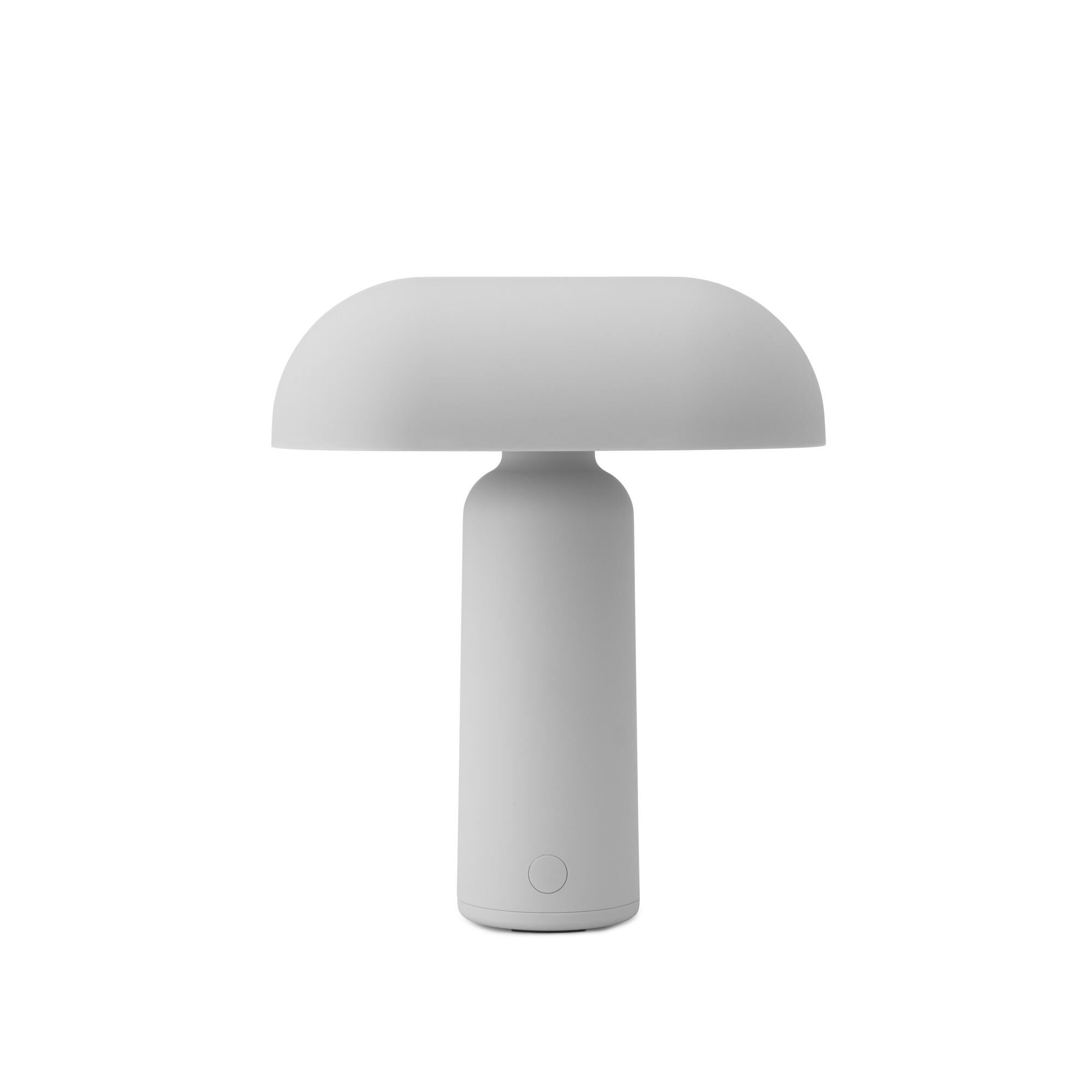 Porta Lampe à Poser Portable Gris