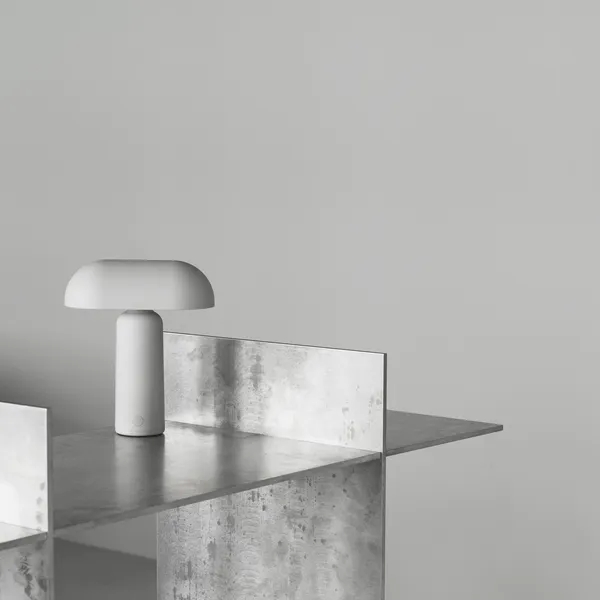 Porta Table Lamp Portable Gray