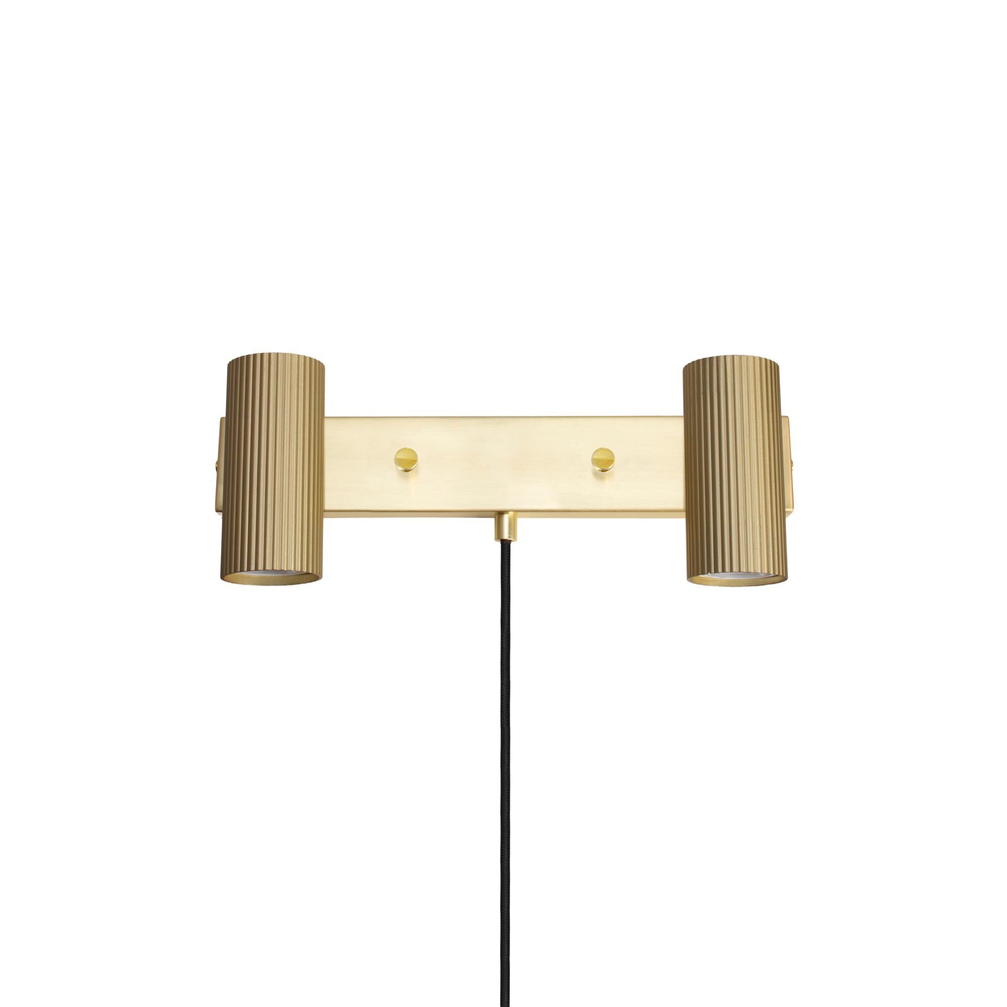 Hubble 2 V&auml;gglampa Borstad M&auml;ssing