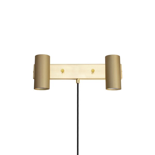 Hubble 2 Wall Lamp Brushed Brass