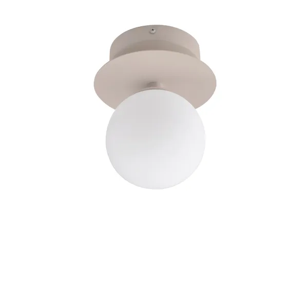 Art Deco Wall Lamp/ Ceiling Light Mud/ White